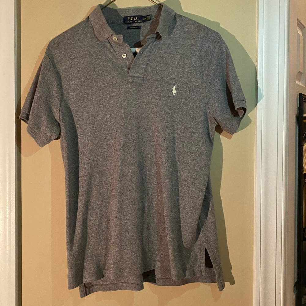 POLO men’s collared short sleeve top